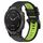 Per Garmin Fenix 6 Pro GPS 22mm Cinturino sportivo in silicone bicolore (nero + verde lime) Per Garmin Fenix 6 Pro GPS 22mm Cinturino sportivo in silicone bicolore (nero + verde lime)