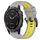 Per Garmin Fenix 6 Pro GPS 22mm Cinturino sportivo in silicone bicolore (grigio + giallo) Per Garmin Fenix 6 Pro GPS 22mm Cinturino sportivo in silicone bicolore (grigio + giallo)