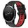 Per Garmin Fenix 5 22mm Cinturino sportivo in silicone bicolore (nero + rosso) Per Garmin Fenix 5 22mm Cinturino sportivo in silicone bicolore (nero + rosso)
