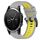 Per Garmin Fenix 5 22mm Cinturino sportivo in silicone bicolore (grigio + giallo) Per Garmin Fenix 5 22mm Cinturino sportivo in silicone bicolore (grigio + giallo)