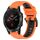 Per Garmin Fenix 5 Plus 22mm Cinturino sportivo in silicone bicolore (arancione + nero) Per Garmin Fenix 5 Plus 22mm Cinturino sportivo in silicone bicolore (arancione + nero)
