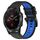 Per Garmin Fenix 5 Plus 22mm Cinturino sportivo in silicone bicolore (nero + blu) Per Garmin Fenix 5 Plus 22mm Cinturino sportivo in silicone bicolore (nero + blu)