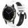 Per Garmin Quatix 5 Sapphire 22mm Cinturino sportivo in silicone bicolore (bianco + nero) Per Garmin Quatix 5 Sapphire 22mm Cinturino sportivo in silicone bicolore (bianco + nero)
