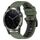 Per Garmin Quatix 5 Sapphire 22mm Cinturino sportivo in silicone bicolore (verde oliva + nero) Per Garmin Quatix 5 Sapphire 22mm Cinturino sportivo in silicone bicolore (verde oliva + nero)