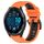Per Garmin Forerunner 965 22mm Cinturino sportivo in silicone bicolore (arancione + nero) Per Garmin Forerunner 965 22mm Cinturino sportivo in silicone bicolore (arancione + nero)