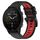 Per Garmin Forerunner 955 22mm Cinturino sportivo in silicone bicolore (nero + rosso) Per Garmin Forerunner 955 22mm Cinturino sportivo in silicone bicolore (nero + rosso)