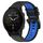Per Garmin Forerunner 955 22mm Cinturino sportivo in silicone bicolore (nero + blu) Per Garmin Forerunner 955 22mm Cinturino sportivo in silicone bicolore (nero + blu)