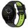 Per Garmin Forerunner 955 22mm Cinturino sportivo in silicone bicolore (nero + verde lime) Per Garmin Forerunner 955 22mm Cinturino sportivo in silicone bicolore (nero + verde lime)