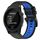Per Garmin Forerunner 935 22mm Cinturino sportivo in silicone bicolore (nero + blu) Per Garmin Forerunner 935 22mm Cinturino sportivo in silicone bicolore (nero + blu)