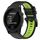 Per Garmin Forerunner 935 22mm Cinturino sportivo in silicone bicolore (nero + verde lime) Per Garmin Forerunner 935 22mm Cinturino sportivo in silicone bicolore (nero + verde lime)