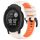 Per Garmin Instinct 22mm Cinturino sportivo in silicone bicolore (Starlight + Orange) Per Garmin Instinct 22mm Cinturino sportivo in silicone bicolore (Starlight + Orange)