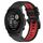 Per Garmin Descent G1 22mm Cinturino sportivo in silicone bicolore (nero + rosso) Per Garmin Descent G1 22mm Cinturino sportivo in silicone bicolore (nero + rosso)