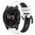 Per Garmin Epix Pro 42mm 20mm Cinturino sportivo in silicone bicolore (bianco + nero) Per Garmin Epix Pro 42mm 20mm Cinturino sportivo in silicone bicolore (bianco + nero)