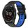 Per Garmin Epix Pro 42mm 20mm Cinturino sportivo in silicone bicolore (nero + blu) Per Garmin Epix Pro 42mm 20mm Cinturino sportivo in silicone bicolore (nero + blu)
