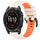 Per Garmin Epix Pro 42mm 20mm Cinturino sportivo in silicone bicolore (Starlight + Orange) Per Garmin Epix Pro 42mm 20mm Cinturino sportivo in silicone bicolore (Starlight + Orange)