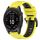 Per Garmin Fenix 7S 20mm Cinturino sportivo in silicone bicolore (giallo + nero) Per Garmin Fenix 7S 20mm Cinturino sportivo in silicone bicolore (giallo + nero)