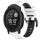 Per Garmin Instinct 2S 20mm Cinturino sportivo in silicone bicolore (bianco + nero) Per Garmin Instinct 2S 20mm Cinturino sportivo in silicone bicolore (bianco + nero)