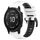 Per Garmin Fenix 6S Pro 20mm Cinturino sportivo in silicone bicolore (bianco + nero) Per Garmin Fenix 6S Pro 20mm Cinturino sportivo in silicone bicolore (bianco + nero)