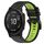 Per Garmin Fenix 6S Pro 20mm Cinturino sportivo in silicone bicolore (nero + verde lime) Per Garmin Fenix 6S Pro 20mm Cinturino sportivo in silicone bicolore (nero + verde lime)