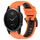 Per Garmin Fenix 5S 20mm Cinturino sportivo in silicone bicolore (arancione + nero) Per Garmin Fenix 5S 20mm Cinturino sportivo in silicone bicolore (arancione + nero)