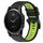 Per Garmin Fenix 5S 20mm Cinturino sportivo in silicone bicolore (nero + verde lime) Per Garmin Fenix 5S 20mm Cinturino sportivo in silicone bicolore (nero + verde lime)