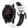 Per Garmin Fenix 5S Plus 20mm Cinturino sportivo in silicone bicolore (bianco + nero) Per Garmin Fenix 5S Plus 20mm Cinturino sportivo in silicone bicolore (bianco + nero)