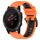 Per Garmin Fenix 5S Plus 20mm Cinturino sportivo in silicone bicolore (arancione + nero) Per Garmin Fenix 5S Plus 20mm Cinturino sportivo in silicone bicolore (arancione + nero)