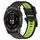 Per Garmin Fenix 7X Pro 51mm 26mm Cinturino sportivo in silicone bicolore (nero + verde lime) Per Garmin Fenix 7X Pro 51mm 26mm Cinturino sportivo in silicone bicolore (nero + verde lime)