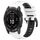 Per Garmin Epix Pro 51mm 26mm Cinturino sportivo in silicone bicolore (bianco + nero) Per Garmin Epix Pro 51mm 26mm Cinturino sportivo in silicone bicolore (bianco + nero)