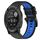 Per Garmin Instinct 2X Solar 26mm Cinturino sportivo in silicone bicolore (nero + blu) Per Garmin Instinct 2X Solar 26mm Cinturino sportivo in silicone bicolore (nero + blu)
