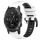 Per Garmin D2 Delta PX 26mm Cinturino sportivo in silicone bicolore (bianco + nero) Per Garmin D2 Delta PX 26mm Cinturino sportivo in silicone bicolore (bianco + nero)