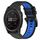Per Garmin Tactix 7 26mm Cinturino sportivo in silicone bicolore (nero + blu) Per Garmin Tactix 7 26mm Cinturino sportivo in silicone bicolore (nero + blu)