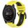 Per Garmin Tactix 7 26mm Cinturino sportivo in silicone bicolore (giallo + nero) Per Garmin Tactix 7 26mm Cinturino sportivo in silicone bicolore (giallo + nero)