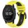 Per Garmin Tactix Delta 26mm Cinturino sportivo in silicone bicolore (giallo + nero) Per Garmin Tactix Delta 26mm Cinturino sportivo in silicone bicolore (giallo + nero)