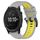 Per Garmin Tactix Delta 26mm Cinturino sportivo in silicone bicolore (grigio + giallo) Per Garmin Tactix Delta 26mm Cinturino sportivo in silicone bicolore (grigio + giallo)