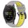 Per Garmin Enduro 2 26mm Cinturino sportivo in silicone bicolore (grigio + giallo) Per Garmin Enduro 2 26mm Cinturino sportivo in silicone bicolore (grigio + giallo)