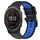 Per Garmin Fenix 6X 26mm Cinturino sportivo in silicone bicolore (nero + blu) Per Garmin Fenix 6X 26mm Cinturino sportivo in silicone bicolore (nero + blu)