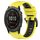 Per Garmin Fenix 6X 26mm Cinturino sportivo in silicone bicolore (giallo + nero) Per Garmin Fenix 6X 26mm Cinturino sportivo in silicone bicolore (giallo + nero)