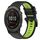 Per Garmin Fenix 6X Pro 26mm Cinturino sportivo in silicone bicolore (nero + verde lime) Per Garmin Fenix 6X Pro 26mm Cinturino sportivo in silicone bicolore (nero + verde lime)