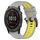 Per Garmin Fenix 6X Pro 26mm Cinturino sportivo in silicone bicolore (grigio + giallo) Per Garmin Fenix 6X Pro 26mm Cinturino sportivo in silicone bicolore (grigio + giallo)