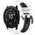 Per Garmin Fenix 6X Sapphire 26mm Cinturino sportivo in silicone bicolore (bianco + nero) Per Garmin Fenix 6X Sapphire 26mm Cinturino sportivo in silicone bicolore (bianco + nero)