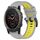 Per Garmin Fenix 5X Sapphire 26mm Cinturino sportivo in silicone bicolore (grigio + giallo) Per Garmin Fenix 5X Sapphire 26mm Cinturino sportivo in silicone bicolore (grigio + giallo)