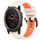 Per Garmin Fenix 5X Sapphire 26mm Cinturino sportivo in silicone bicolore (Starlight + Orange) Per Garmin Fenix 5X Sapphire 26mm Cinturino sportivo in silicone bicolore (Starlight + Orange)