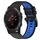 Per Garmin Fenix 5X Plus 26mm Cinturino sportivo in silicone bicolore (nero + blu) Per Garmin Fenix 5X Plus 26mm Cinturino sportivo in silicone bicolore (nero + blu)