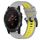 Per Garmin Fenix 5X Plus 26mm Cinturino sportivo in silicone bicolore (grigio + giallo) Per Garmin Fenix 5X Plus 26mm Cinturino sportivo in silicone bicolore (grigio + giallo)