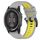 Per Garmin Fenix 3 26mm Cinturino sportivo in silicone bicolore (grigio + giallo) Per Garmin Fenix 3 26mm Cinturino sportivo in silicone bicolore (grigio + giallo)
