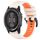 Per Garmin Fenix 3 Sapphire 26mm Cinturino sportivo in silicone bicolore (Starlight + Orange) Per Garmin Fenix 3 Sapphire 26mm Cinturino sportivo in silicone bicolore (Starlight + Orange)