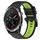 Per Garmin Descent MK 2i 26mm Cinturino sportivo in silicone bicolore (nero + verde lime) Per Garmin Descent MK 2i 26mm Cinturino sportivo in silicone bicolore (nero + verde lime)