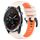 Per Garmin Descent MK 2i 26mm Cinturino sportivo in silicone bicolore (Starlight + Orange) Per Garmin Descent MK 2i 26mm Cinturino sportivo in silicone bicolore (Starlight + Orange)