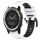 Per Garmin D2 Charlie 26mm Cinturino sportivo in silicone bicolore (bianco + nero) Per Garmin D2 Charlie 26mm Cinturino sportivo in silicone bicolore (bianco + nero)